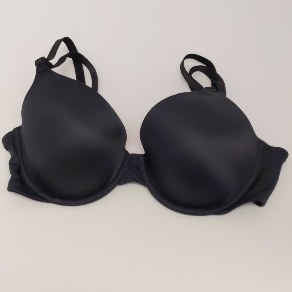 Victoria's Secret Pink Black Bra 34D NWT